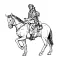 CMK US mounted soldier in Afganistan (1 fig & horse) 1:35 (129-F35208)