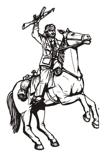 CMK Taliban mounted warrior (1figure+horse) 1:35 (129-F35209)
