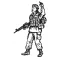 CMK US special Forces soldier with gun (1fig 1:35 (129-F35210)