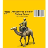   CMK Afrikakorps Soldier Riding Camel 1/48 / 3D Printed 1:48 (129-F48389)