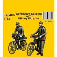   CMK Wehrmacht Soldiers with Military Bicycles 1:48 (129-F48406)