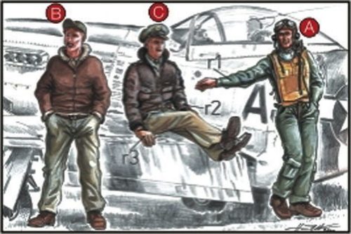 CMK US Army Piloten und Mechaniker  (129-F72039)