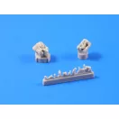 CMK WWII German pilots at rest (2 fig) 1:72 (129-F72229)