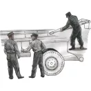 CMK German WW2 personnel for Spacial Armour Meillerwagen V2 transporter 1:72 (129-F72304)