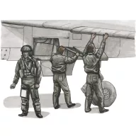   CMK French pilot and two mechanics f.1/72 Special Hobby Mirage F.1C model 1:72 (129-F72305)