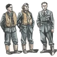  CMK Barracuda Crew Members-Standing (3 fig.) 1:72 (129-F72326)