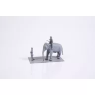   CMK Mechanic of India WWII+Elephant with Mahout (2 fig.+elephant) 1:72 (129-F72327)