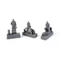   CMK Two Kneeling Soldiers and Commanding Officer,US Army Infantry Squad 2nd Division 1:72 (129-F72343)