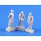 CMK He 162-Three Pilot figures,each i.different gear:Great Coat,Flying Suit,Breeches 1:72 (129-F72365)