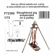 CMK Slaughtered pig suspended on a pulley 1:72 (129-F72395)