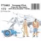 CMK Tempest Pilot, Dog and Mechanic with Accumulator Trolley (129-F72402)