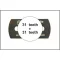 CMK Smooth Saw 31x31 Two-sided 5 pcs for H1010 (129-H1007)