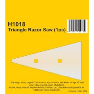 CMK Triangle Razor Saw two-sided for H1020 (129-H1018)