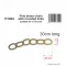 CMK Fine brass chain with rounded links for scale 1:72 (129-H1024)