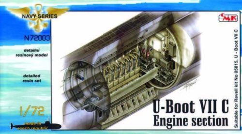 CMK U-Boot Typ VII C Maschinenraum 1:72 (129-N72003)