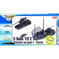   CMK U-Boot Typ VII C Außendetails I Turm für Revell-Bausatz 1:72 (129-N72004)
