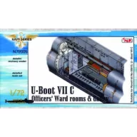 CMK U-Boot Typ VII C Offiziersräume 1:72 (129-N72005)