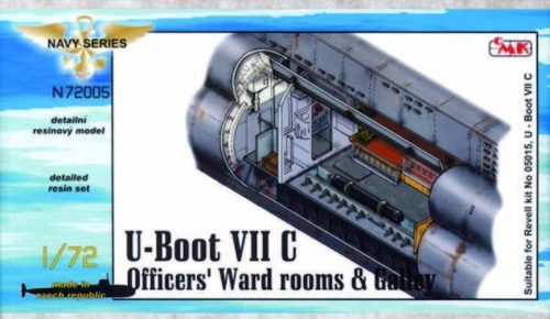CMK U-Boot Typ VII C Offiziersräume 1:72 (129-N72005)