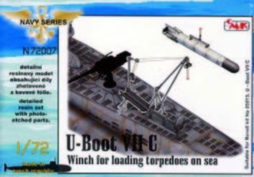 CMK U-Boot VII Winch for loading torpedoes on sea 1:72 (129-N72007)
