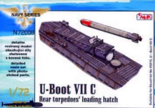 CMK U-Boot VII Rear torpedoes'loading hatch 1:72 (129-N72008)