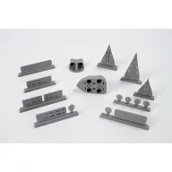   CMK U-Boot IX Open Front&Rear Torpedo Muzzle Doors 1:72 (129-N72010)