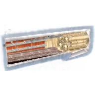   CMK U-Boot Typ IX Front Torpedo Section f.RE 1:72 (129-N72011)