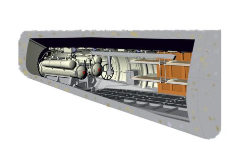 CMK U-Boot IX Rear Torpedo Section&Crew bunk 1:72 (129-N72012)