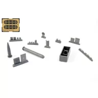   CMK U-Boot IX Bow Torpedo w/Loading Winch and Cart,for Revell kit 1:72 (129-N72019)