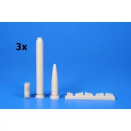 CMK WWII German Torpedo Type G7e (3 pcs) 1:72 (129-N72025)