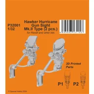   CMK Hawker Hurricane Gun Sight Mk.II Type (2 pcs.) 1:32 (129-P32001)