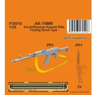   CMK AK-74MN Soviet/Russian Assault Rifle / Folding Stock Type (2 pcs.) 1st Century AD 1:35 (129-P35018)