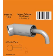  CMK Hetzer Exhaust (final type) / for Academy kit 1:35 (129-P35032)