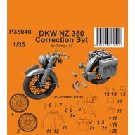   CMK DKW NZ 350 Correction Set / for Tamiya kit 1:35 (129-P35040)
