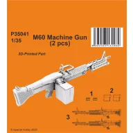 CMK M60 Machine Gun 1/35 (2 pcs) 1:35 (129-P35041)