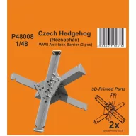   CMK Czech Hedgehog (Rozsochá?) - WWII Anti-tank Barrier (2 pcs) 1:48 (129-P48008)