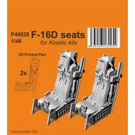 CMK F-16D Seats for Kinetic 1:48 (129-P48028)