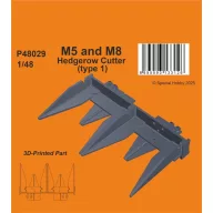   CMK M5 and M8 Hedgerow Cutter (type 1) for Tamiya 1:48 (129-P48029)