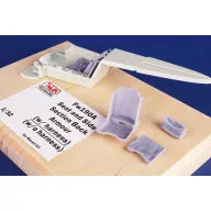  CMK Fw190A Seat and Side Section Back Armour (w/ harness) for Eduard 1:48 (129-P48046)