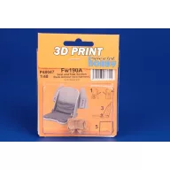   CMK Fw190A Seat and Side Section Back Armour (w/o harness) for Eduard 1:48 (129-P48047)