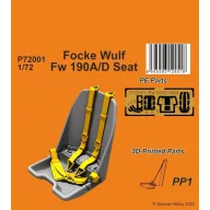 CMK Focke Wulf Fw 190A/D Seat 1:72 (129-P72001)