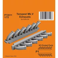 CMK Tempest Mk.V Exhausts 1:72 (129-P72011)