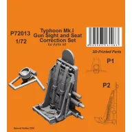   CMK Typhoon Mk.I Gun Sight and Seat Correction Set 1:72 (129-P72013)