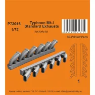   CMK Typhoon Mk.I Standard Exhausts / for Airfix kit 1:72 (129-P72016)