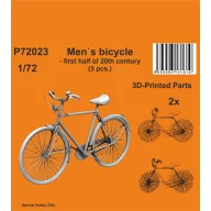   CMK Men's bicycle - first half of 20th century (3 pcs.) 1:72 (129-P72023)