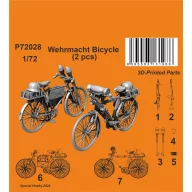 CMK Wehrmacht Bicycle (2 pcs) 1:72 (129-P72028)
