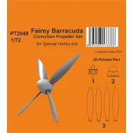   CMK Fairey Barracuda Correction Propeller Set for Special Hobby 1:72 (129-P72048)