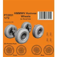CMK HMMWV Humvee Wheels for Revell 1:72 (129-P72051)