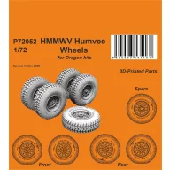 CMK HMMWV Humvee Wheels for Dragon 1:72 (129-P72052)