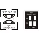 CMK Gyro gunsight Mk.II-for late Tempest and other fighters 1:32 (129-Q32247)
