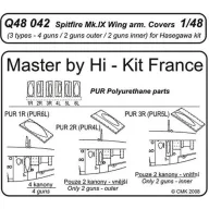   CMK Spitfire Mk. IX Wing armament covers für Hasegawa Bausatz  (129-Q48042)